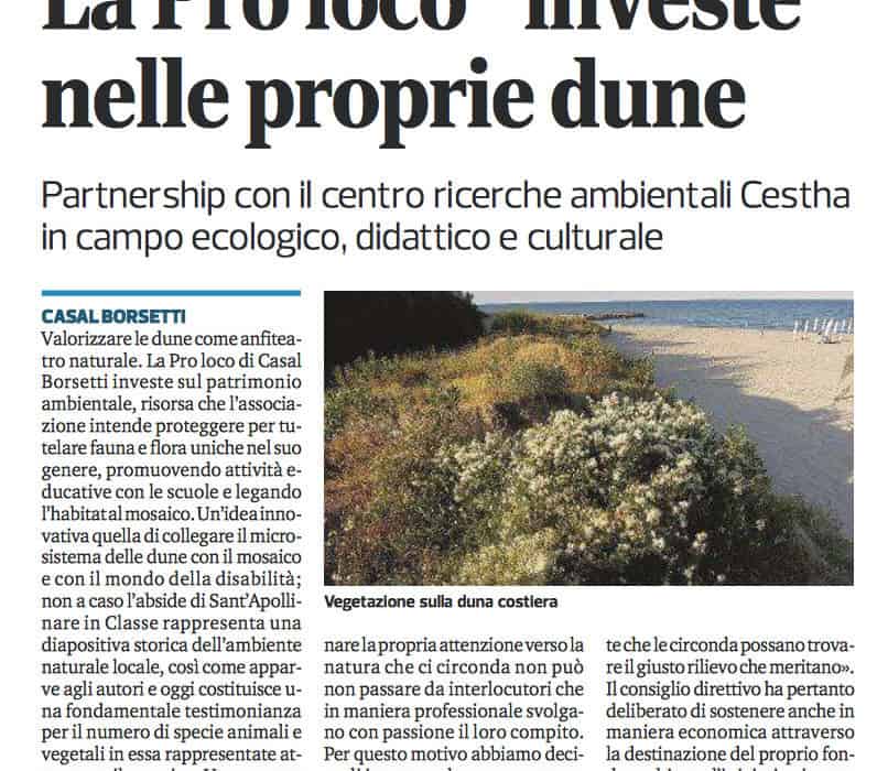 La Pro loco “investe” nelle proprie dune